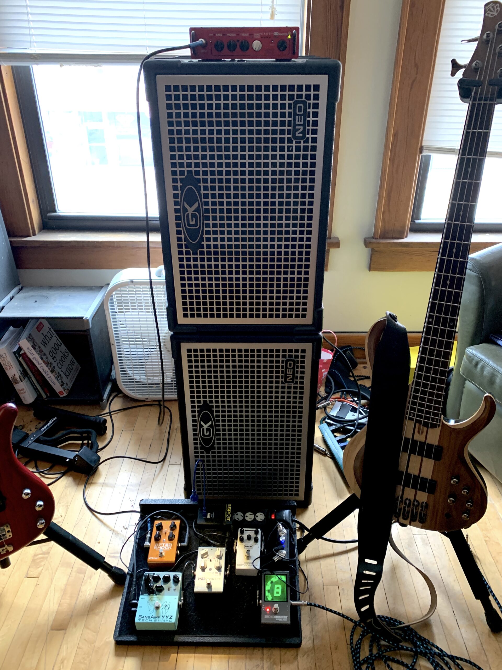 Share your live rig and tell us what music your band is playing